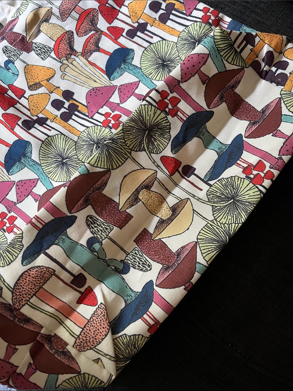 LA Soul Colorful Mushroom Cotton Canvas Tote Bag ๐ - Picture 10 of 14